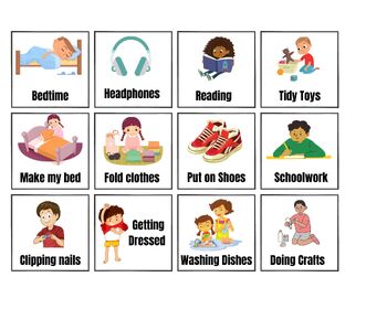 PECS | Visual Aid | Visual Schedule | Toddler Behaviour |First Then routine