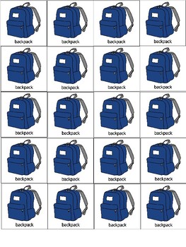 Preview of PECs Class Set Backpack ABA PCS Visual Aid Boardmaker