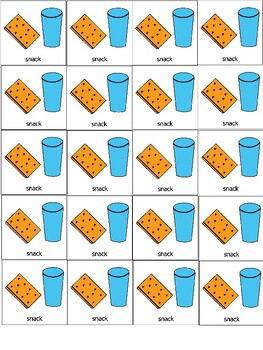 Preview of PECs Class Set Snack ABA PCS Visual Aid Boardmaker