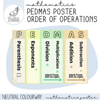 Preview of PEDMAS Poster - Neutral