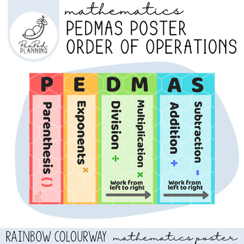 Preview of PEDMAS Poster (Rainbow)