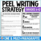 PEEL Writing Strategy: Short Responses and Multi-Paragraph