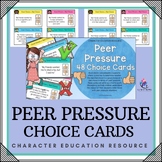 PEER PRESSURE Choice Cards for Kids I Red Ribbon Week Less