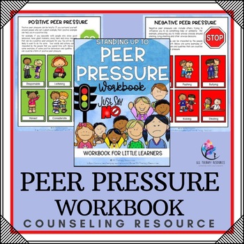 Preview of PEER PRESSURE Lesson Workbook I Red Ribbon Week I Friendship & Social Skills 
