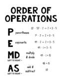 PEMDAS Cheat Sheet