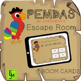 PEMDAS Escape Room BOOM Cards (no exponents)