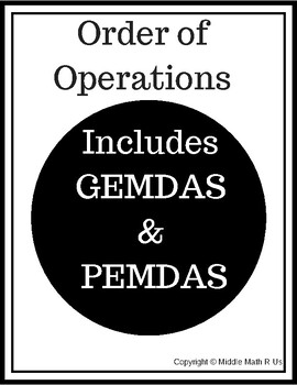 Preview of PEMDAS/ GEMDAS Display