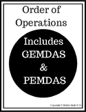 PEMDAS/ GEMDAS Display