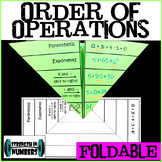 PEMDAS Order of Operations Foldable for Interactive Notebook