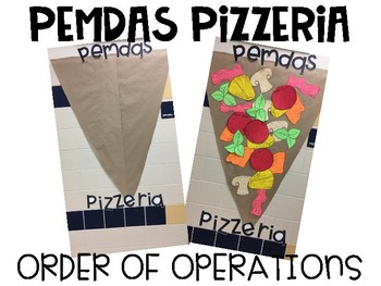 Preview of PEMDAS Pizzeria (Order of Operations)