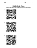 PEMDAS QR Code Activity