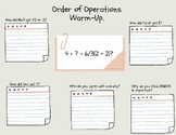 PEMDAS Warm-up Find the mistake (math practice #3)