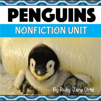 Preview of All About Penguins Nonfiction Unit