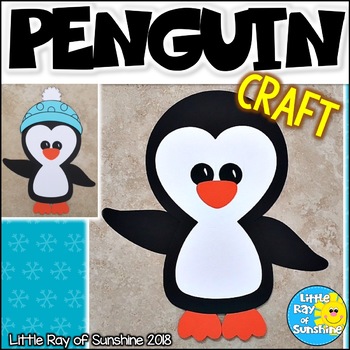 Preview of PENGUIN Craft for Winter & January