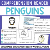 PENGUINS Decodable Reader Comprehension Penguin Vocabulary