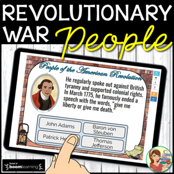 Preview of PEOPLE of the Revolutionary War Digital Boom Cards
