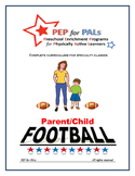 PEP FOOTBALL Parent/Child PE Lesson plans preschool curriculum