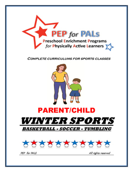 Preview of PEP WINTER BUNDLE 3 SPORTS PROGRAMS Parent/Child lesson plans