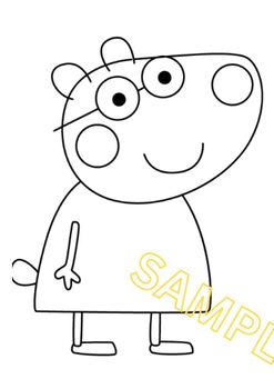 PEPPA PIG COLORING BOOK, The BEARS, Dr Brown Bear, Belinda Bear etc ...