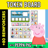 PEPPA PIG Token Board + 90 reinforcers