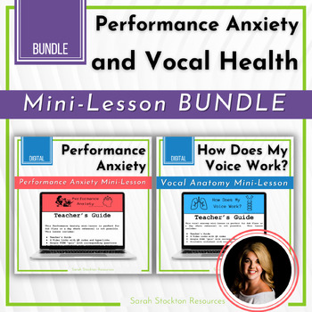 Preview of PERFORMING VOCAL HEALTH How Does My Voice Work? | Stage Fright BUNDLE
