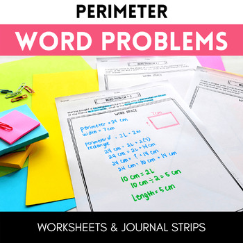 PERIMETER WORD PROBLEMS - Perimeter Word Problem Printables | TPT