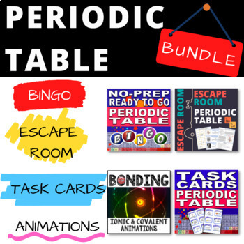 Preview of PERIODIC TABLE OF ELEMENTS BUNDLE