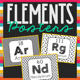 PERIODIC TABLE OF ELEMENTS Posters | Flash Cards | Chemist