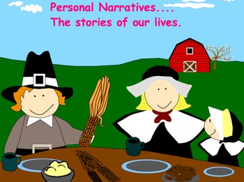 Preview of PERSONAL NARRATIVE COMPLETE UNIT WITH LITERATURE AS INSPIRATION FOR SMARTBOARD