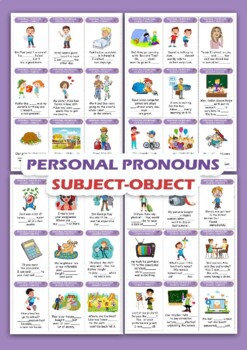 Preview of PERSONAL PRONOUNS-SUBJECT AND OBJECT