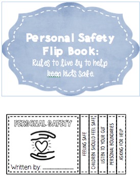 Preview of PERSONAL SAFETY FLIP BOOK FOR KIDS