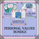 PERSONAL VALUES - Workbook Activities Worksheets BUNDLE