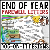 End of Year Student and Parent Letters Digital Editable
