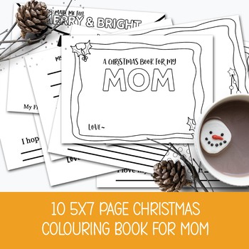 Personalized Christmas Coloring Book