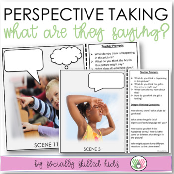 Preview of Perspective Taking Activity - Using Real Photos - for Nonverbal Communication