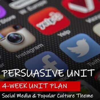 Preview of PERSUASIVE UNIT - Social Media Theme
