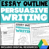 Persuasive Essay Outline - Writing Assignment and Graphic 