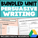 Persuasive Writing Unit - Lesson, Graphic Organizer, Essay Topics, and Rubric