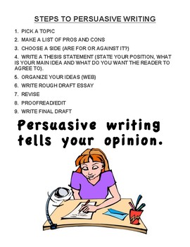 persuasive writing prompts for middle school