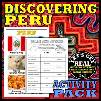Preview of PERU: Discovering Peru Activity Pack