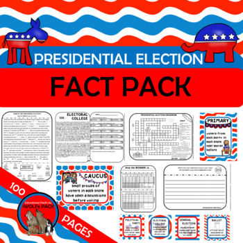 Preview of PRESIDENTIAL ELECTION and ELECTORAL COLLEGE FACT PACK