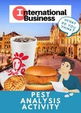 International Business: PEST Analysis Activity *UPDATED 2024*