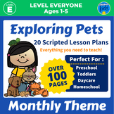 Pet Preschool Theme | Pet Activities for ages 1-5