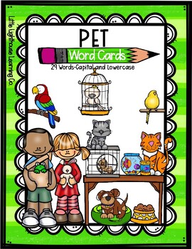 Preview of PET Word Cards {Capital & Lowercase}