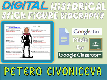 Preview of PETERO CIVONICEVA Digital Historical Stick Figures for Pacific Islander Heritage