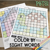 PETS  COLOR BY SIGHT WORD