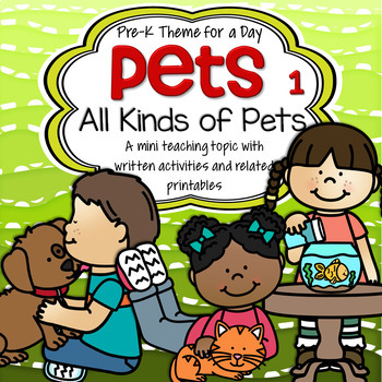 Preview of PETS Math and Literacy Centers and Activities Theme Unit