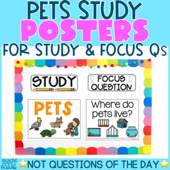 Preview of PETS STUDY POSTERS | Creative Curriculum Teaching Strategies GOLD