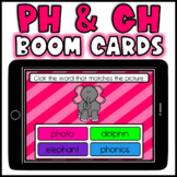 PH and GH Words BOOM Cards Digraphs Picture Word Match