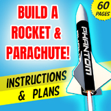 Preview of PHANTOM Rocket - Build a flying Model Rocket & Parachute w/ basic materials! PBL